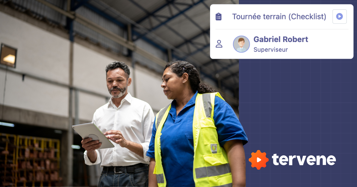 Digitalisez vos tours de terrain et Gemba Walks | Tervene