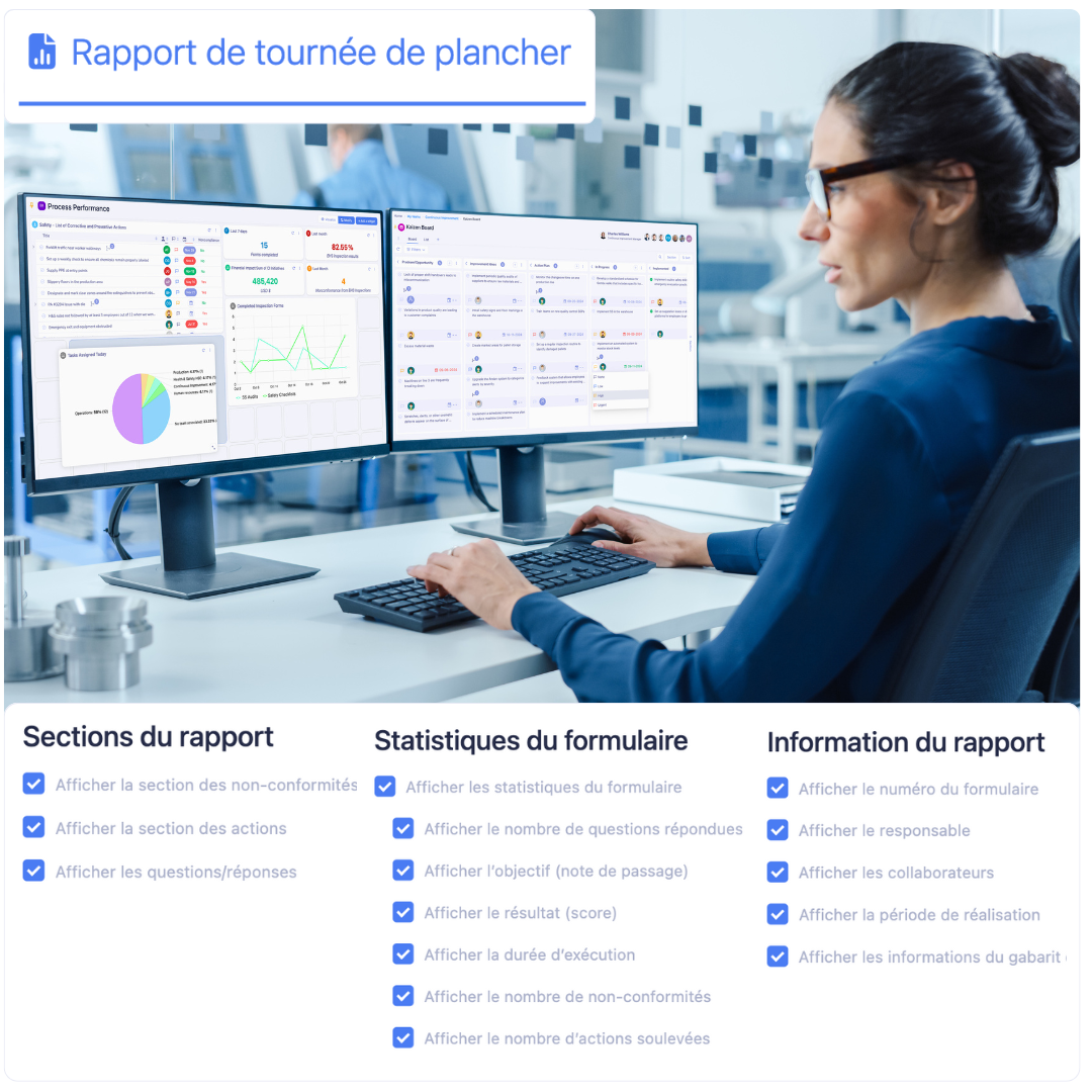 Rapport de tournée de plancher