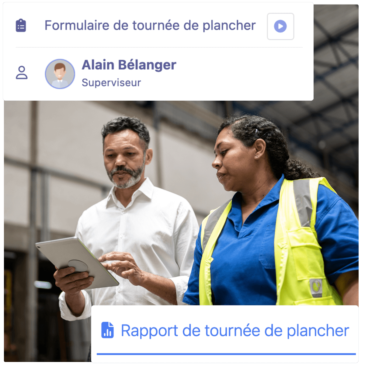 Tournées de plancher et Gemba Walk numériques