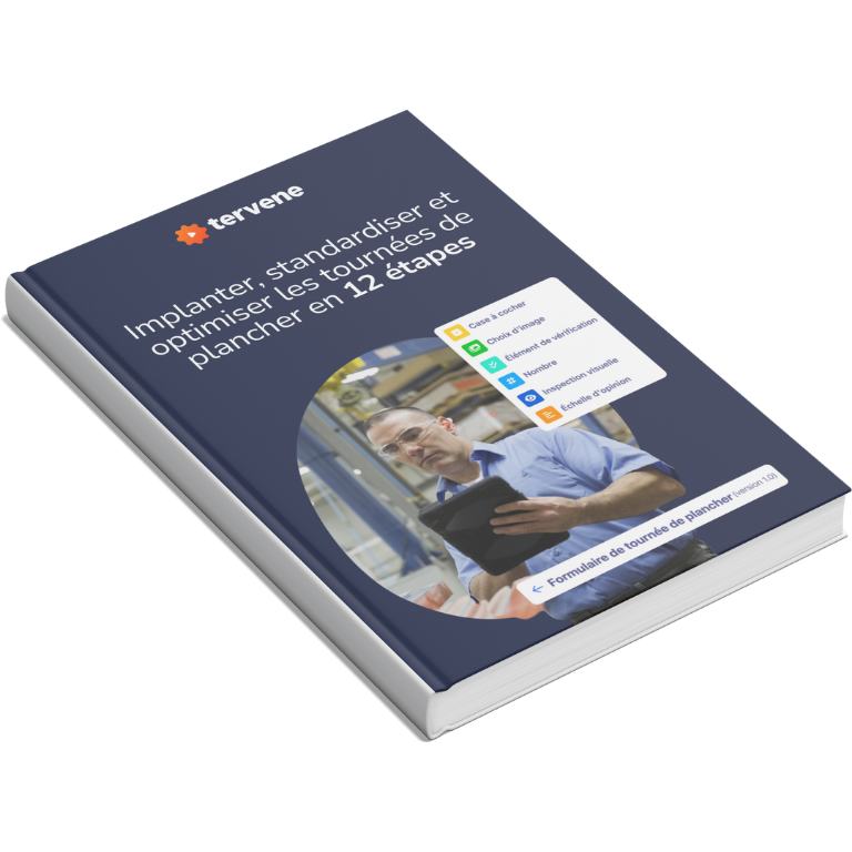 EBook sur les Gemba Walks : Standardiser les visites d'atelier avec les outils Gemba Walk et Visual Management de Tervene.